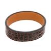 Image 3 : Hermes Embossed Leather Bracelet