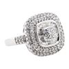 Image 1 : 1.00 ctw Diamond Ring - 10KT White Gold