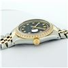 Image 5 : Rolex Mens 2 Tone 14K Black String VS Diamond Datejust Wristwatch
