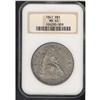 Image 3 : Lot 0012 1841 Liberty Seated $1 NGC MS63