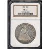 Image 3 : Lot 0018 1846 Liberty Seated $1 NGC MS62