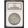 Image 3 : Lot 0019 1847 Liberty Seated $1 NGC MS64