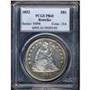 Image 3 : Lot 0031 1852 Liberty Seated $1. Restrike PCGS Proof 61