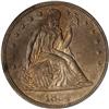 Image 1 : Lot 0034 1854 Liberty Seated $1 NGC MS60