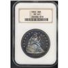 Image 3 : Lot 0035 1855 Liberty Seated $1 NGC Proof 61