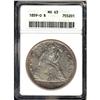 Image 3 : Lot 0041 1859-O Liberty Seated $1 ANACS MS63