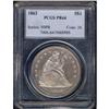 Image 3 : Lot 0049 1863 Liberty Seated $1 PCGS Proof 64