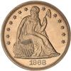 Image 1 : Lot 0058 1868 Liberty Seated $1 NGC Proof 65
