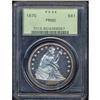 Image 3 : Lot 0061 1870 Liberty Seated $1 PCGS Proof 60