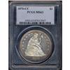 Image 3 : Lot 0062 1870-CC Liberty Seated $1 PCGS MS63