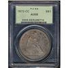 Image 3 : Lot 0068 1872-CC Liberty Seated $1 PCGS AU58