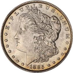 Lot 0202 1885 Morgan $1 NGC MS64*