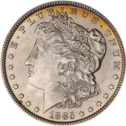 Lot 0203 1885 Morgan $1 NGC MS64*