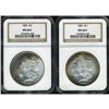 Image 3 : Lot 0209 Lot of Two Toned 1885 Morgan Dollars both NGC