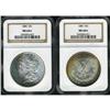 Image 3 : Lot 0211 Lot of Two Toned 1885 Morgan Dollars both NGC