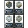 Image 2 : Lot 0215 Lot of Four Toned 1885 Morgan Dollars all NGC