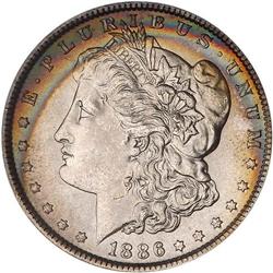 Lot 0242 1886 Morgan $1 NGC MS65*