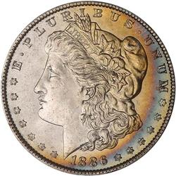 Lot 0245 1886 Morgan $1 NGC MS65*