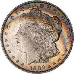 Lot 0246 1886 Morgan $1 NGC MS65*