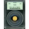 Image 3 : Lot 0390 1851 $1 Gold Liberty PCGS MS65