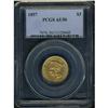 Image 3 : Lot 0423 1857 $3 Gold PCGS AU50