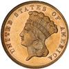 Image 1 : Lot 0435 1879 $3 Gold NGC MS63