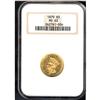 Image 3 : Lot 0435 1879 $3 Gold NGC MS63