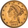 Image 1 : Lot 0484 1907 $5 Liberty NGC MS63