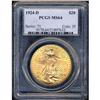 Image 3 : Lot 0584 1924-D $20 St. Gaudens PCGS MS64