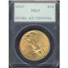 Image 3 : Lot 0600 1927 $20 St. Gaudens PCGS MS63