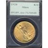 Image 3 : Lot 0603 1928 $20 St. Gaudens PCGS MS64