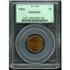 Image 1 : 1900 Indian Head 1C PCGS MS65 R