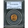 Image 1 : 1938-D Lincoln 1C PCGS MS67 R