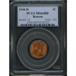 1948-D Lincoln 1C PCGS MS66 R