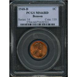 1948-D Lincoln 1C PCGS MS66 R