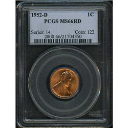 1952-D Lincoln 1C PCGS MS66 R
