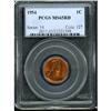 Image 1 : 1954 Lincoln 1C PCGS MS65 R