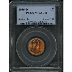 1956-D Lincoln 1C PCGS MS66 R
