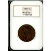 Image 3 : Lot 0630 1837 Coronet Head 1C. Plain Cords, Sm Let NGC