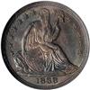 Image 1 : Lot 0716 1838 Liberty Seated H10C. Sm Stars NGC MS65