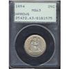 Image 3 : Lot 0752 1854 Liberty Seated 25C. Arrows PCGS MS63