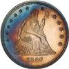 Image 1 : Lot 0762 1867 Liberty Seated 25C PCGS PF65 CAM