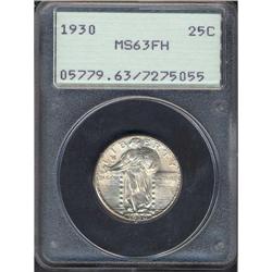 Lot 0784 1930 Liberty Standing 25C PCGS MS63 FH