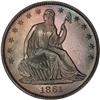 Image 1 : Lot 0810 1861 Liberty Seated 50C NGC Proof 65