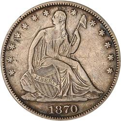 Lot 0812 1870-CC Liberty Seated 50C ANACS EF40