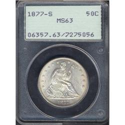 Lot 0813 1877-S Liberty Seated 50C PCGS MS63