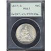 Image 3 : Lot 0813 1877-S Liberty Seated 50C PCGS MS63
