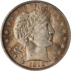 Lot 0818 1912 Barber 50C NGC MS65