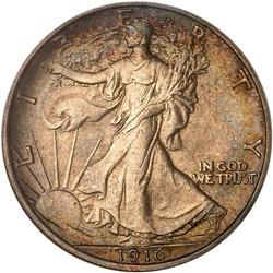 Lot 0819 1916 Liberty Walking 50C PCGS MS65