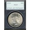 Image 3 : Lot 0879 1925 Peace $1 PCGS MS65